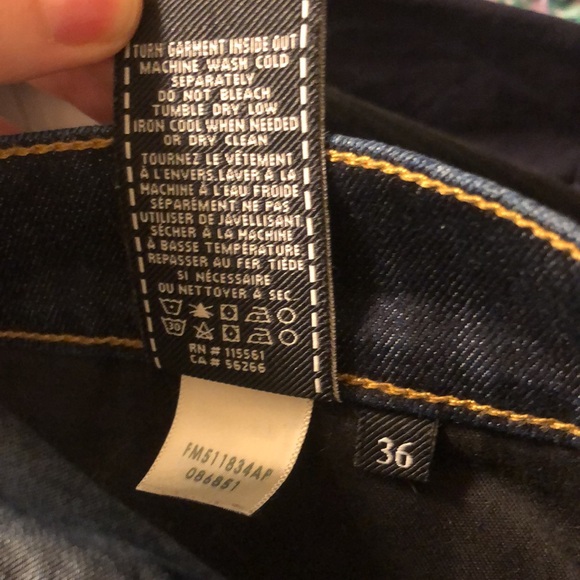 NWOT Mens size 36 7 for all mankind slimmy jeans - Picture 9 of 11